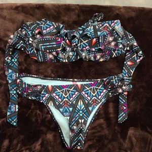 Lili Pink Bathing Suit NWOT